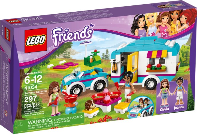 LEGO Friends 41034 Letní karavan - zmáčklá krabice