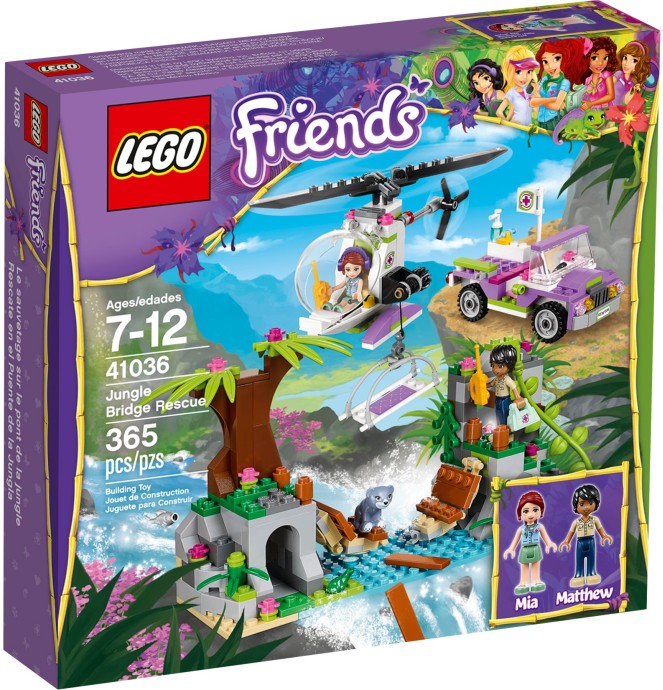 LEGO Friends 41036 Záchrana na mostě v džungli