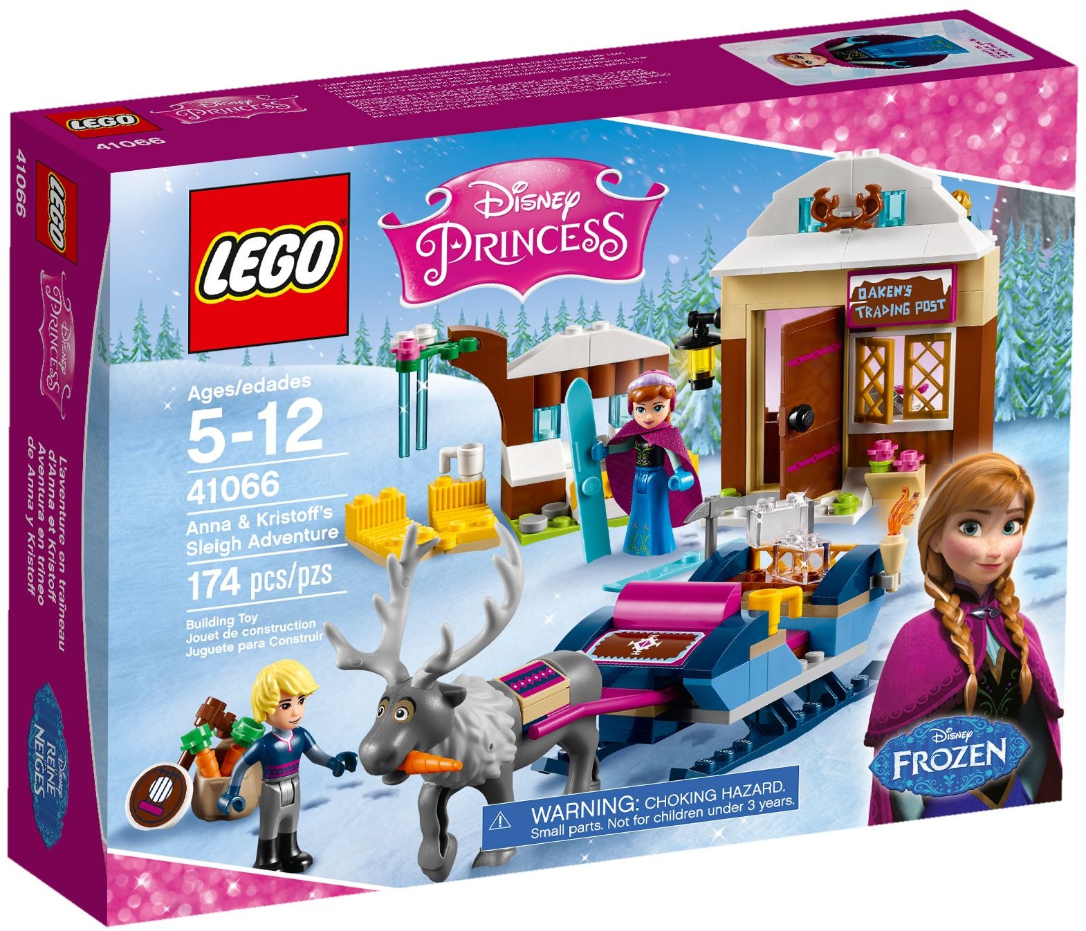 LEGO Disney Princezny 41066 Dobrodružství na saních s Annou a Kristoffem