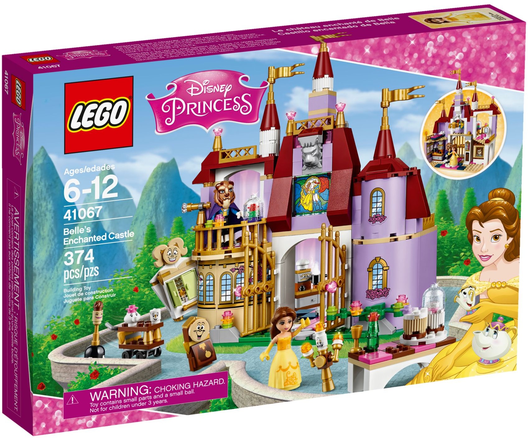 LEGO Disney Princezny 41067 Bella a kouzelný hrad