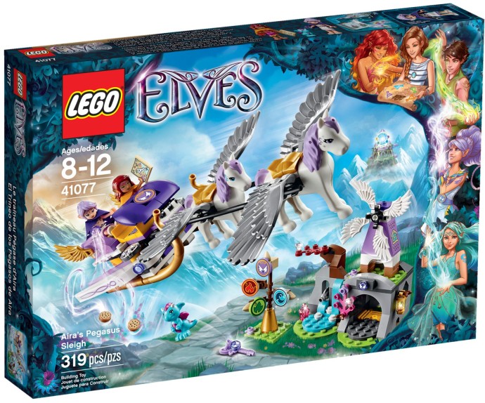 LEGO Elves 41077 Aira a saně tažené Pegasy
