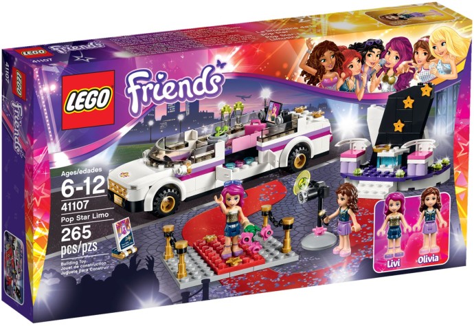 LEGO Friends 41107 Limuzína pro popové hvězdy