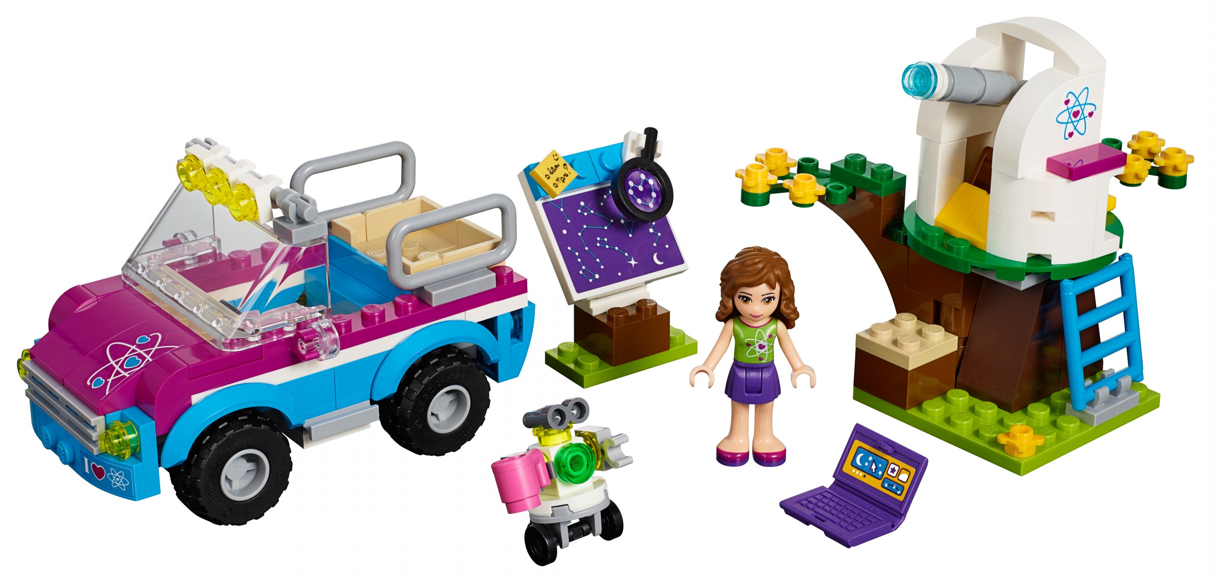 LEGO Friends 41116 Olivie a její průzkumné auto