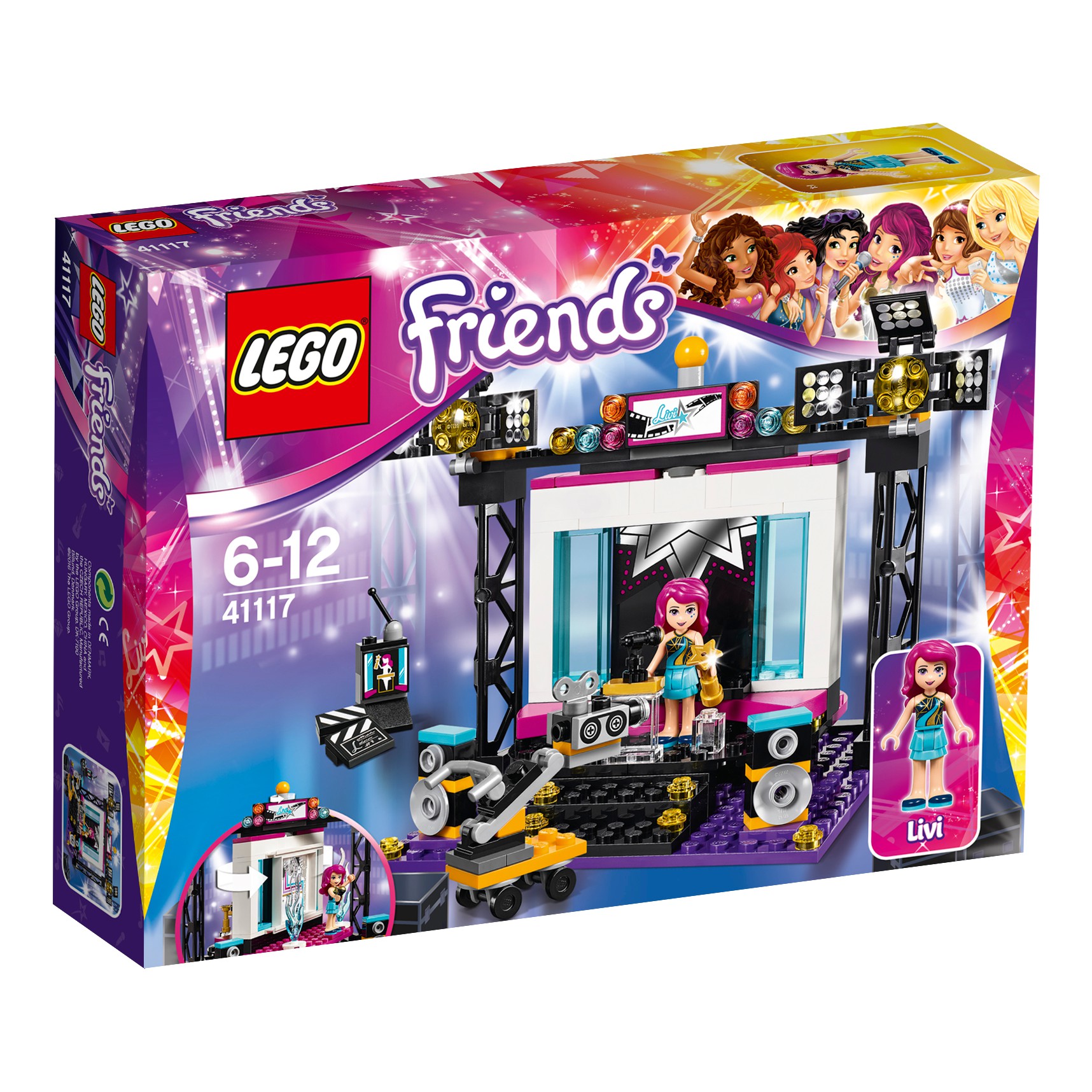 LEGO Friends 41117 TV Studio s popovou hvězdou