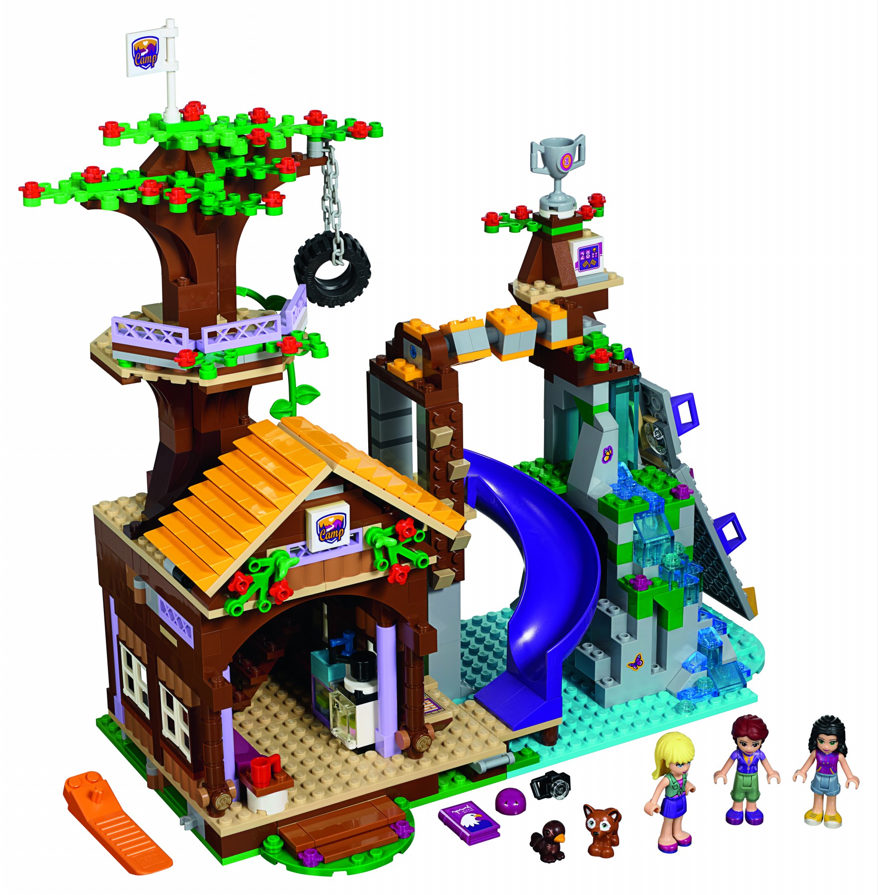 LEGO Friends 41122 Dobrodružný tábor - dům na stromě