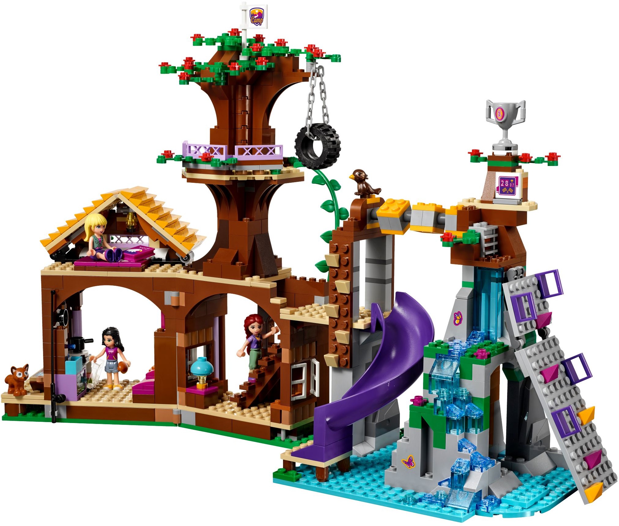 LEGO Friends 41122 Dobrodružný tábor - dům na stromě