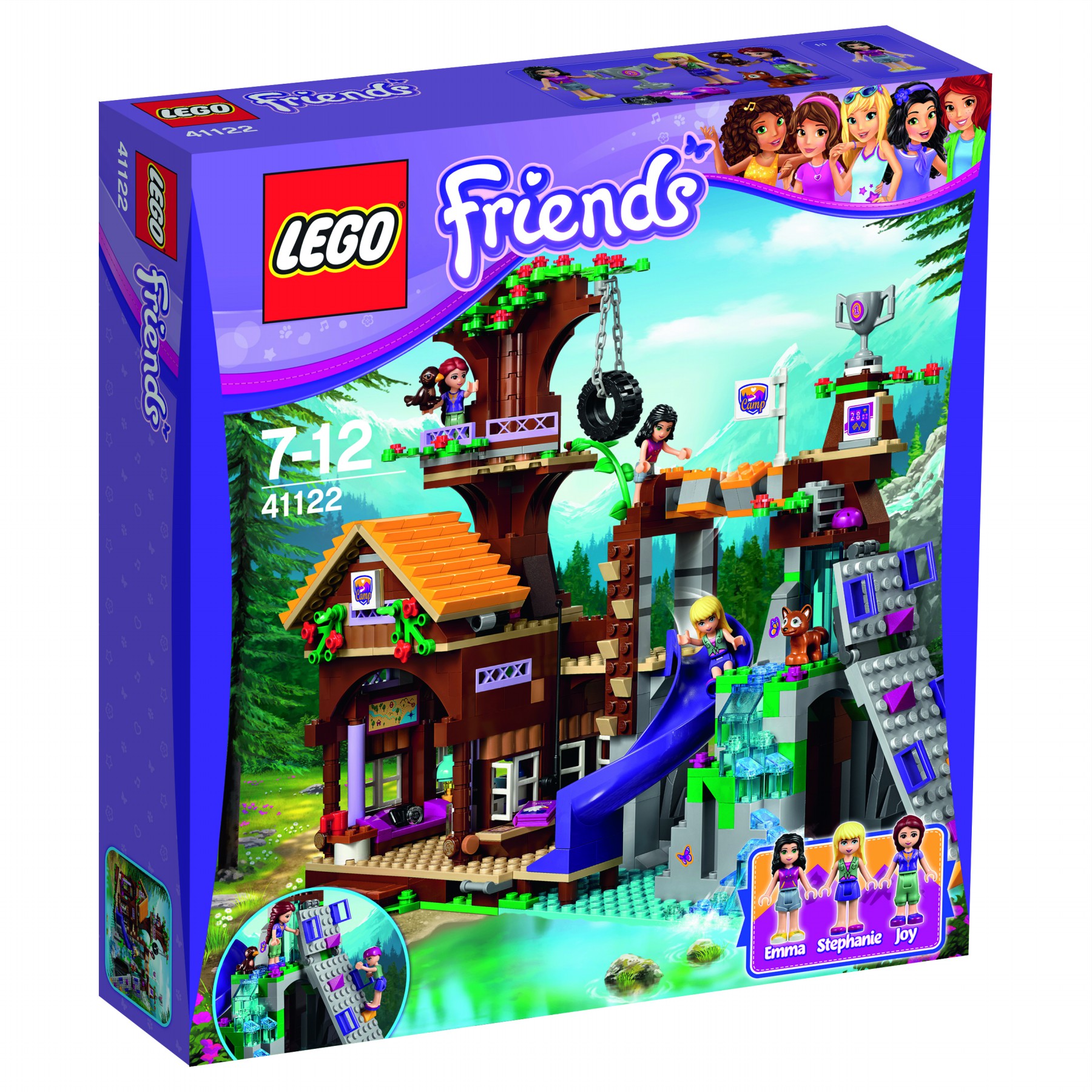 LEGO Friends 41122 Dobrodružný tábor - dům na stromě