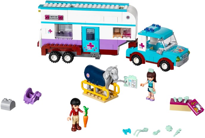 LEGO Friends 41125 Veterinářský přívěs s koněm