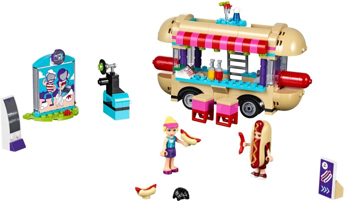 LEGO Friends 41129 Dodávka s párky v rohlíku v zábavním parku