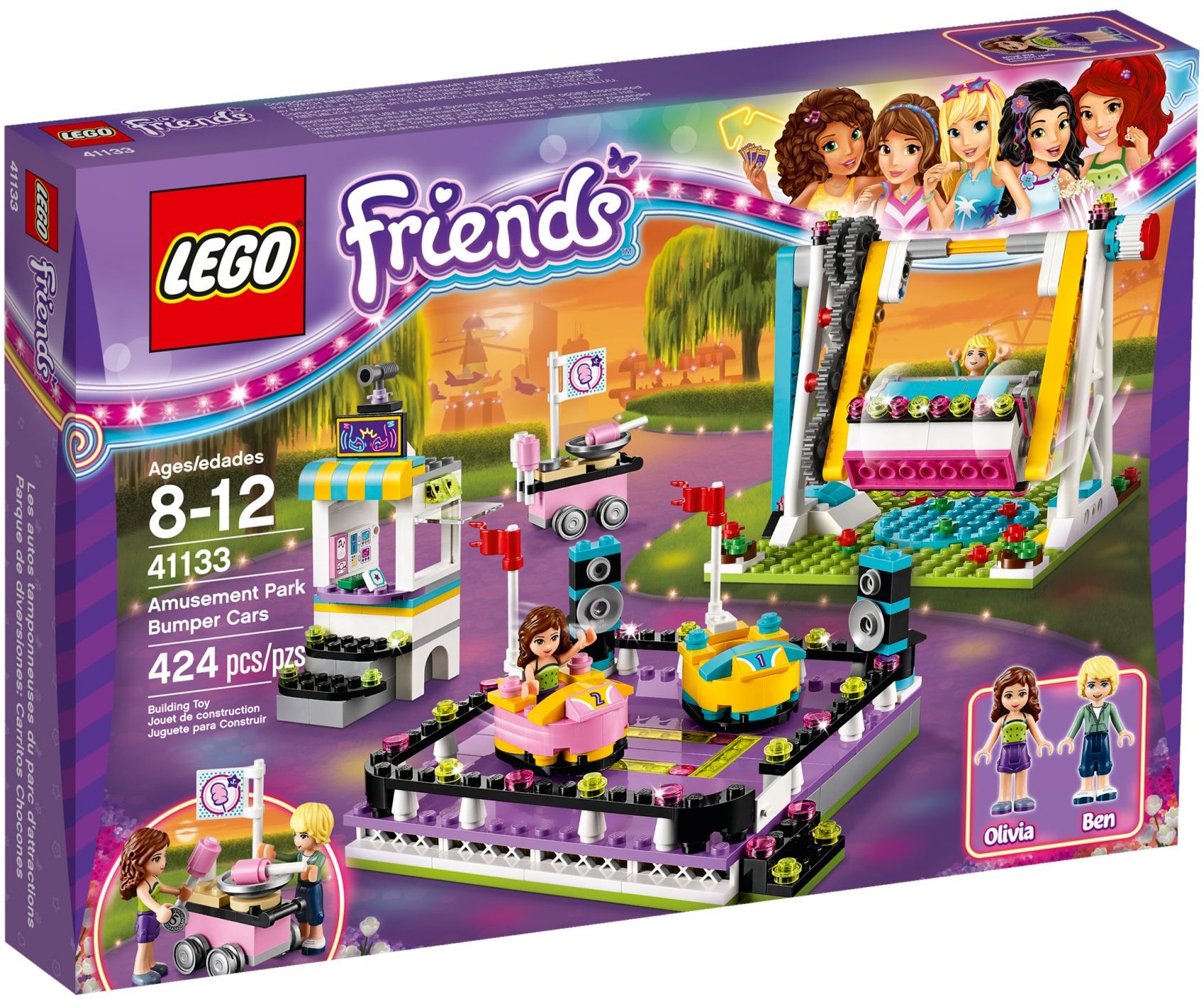 LEGO Friends 41133 Autíčka v zábavním parku