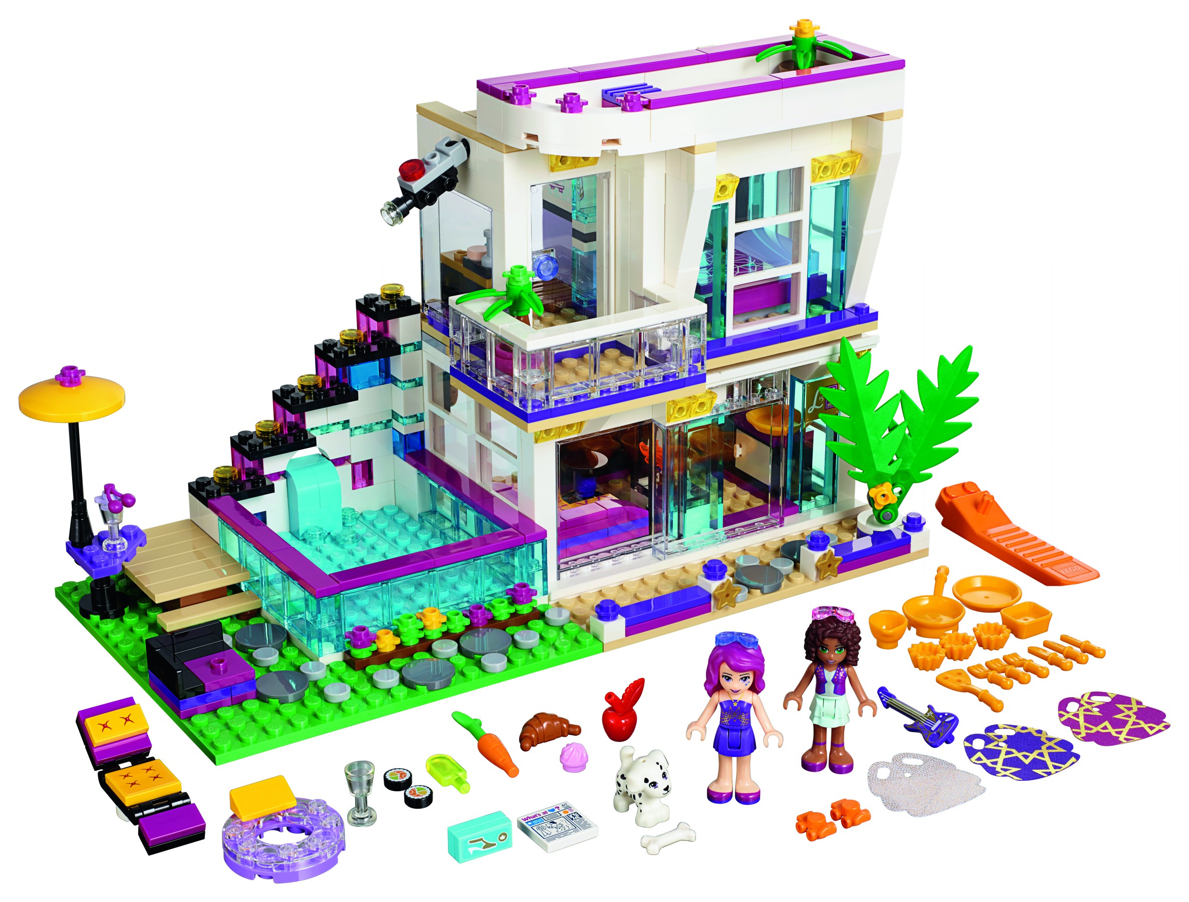 LEGO Friends 41135 Livi a její dům popové hvězdy