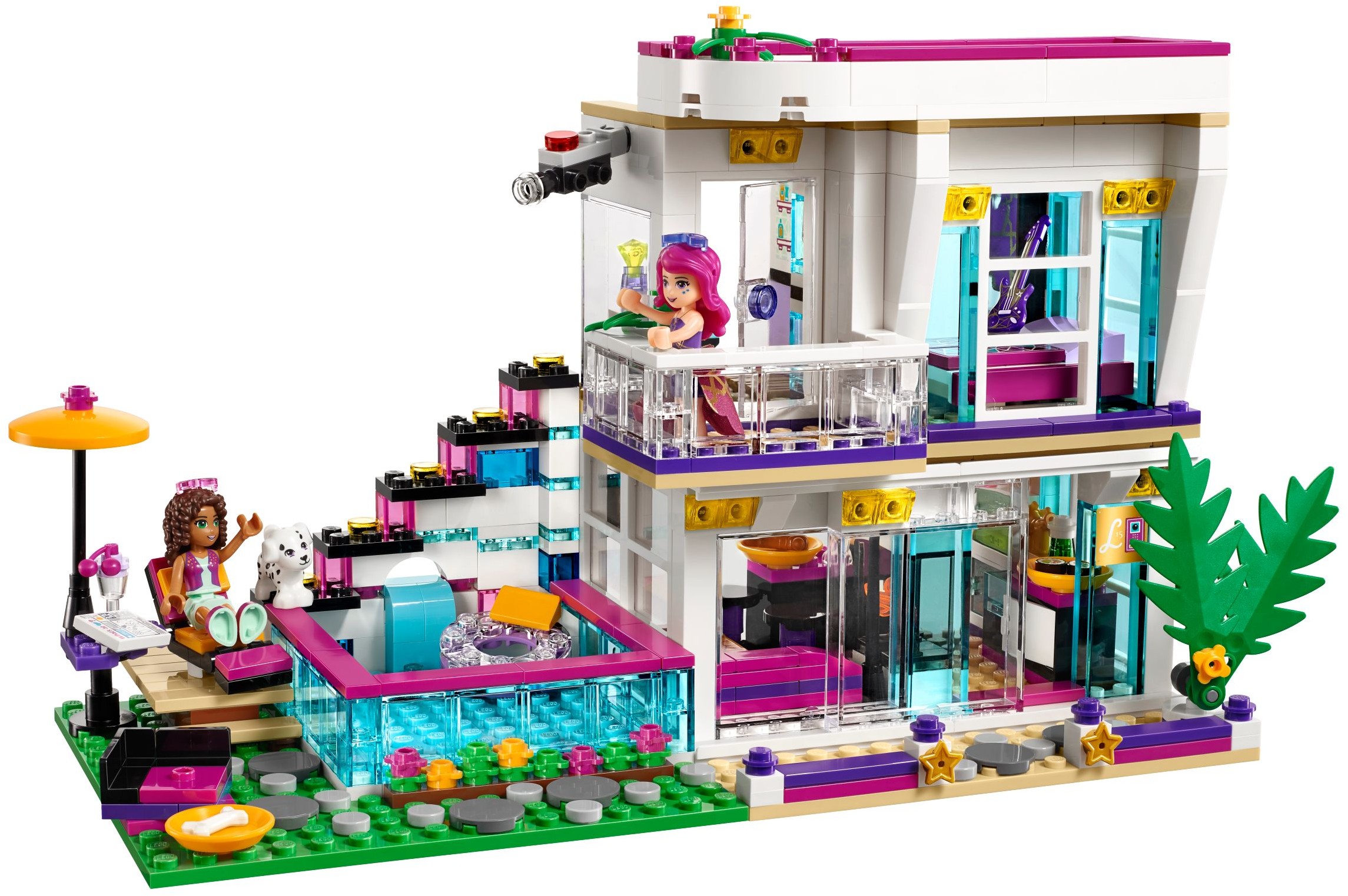 LEGO Friends 41135 Livi a její dům popové hvězdy