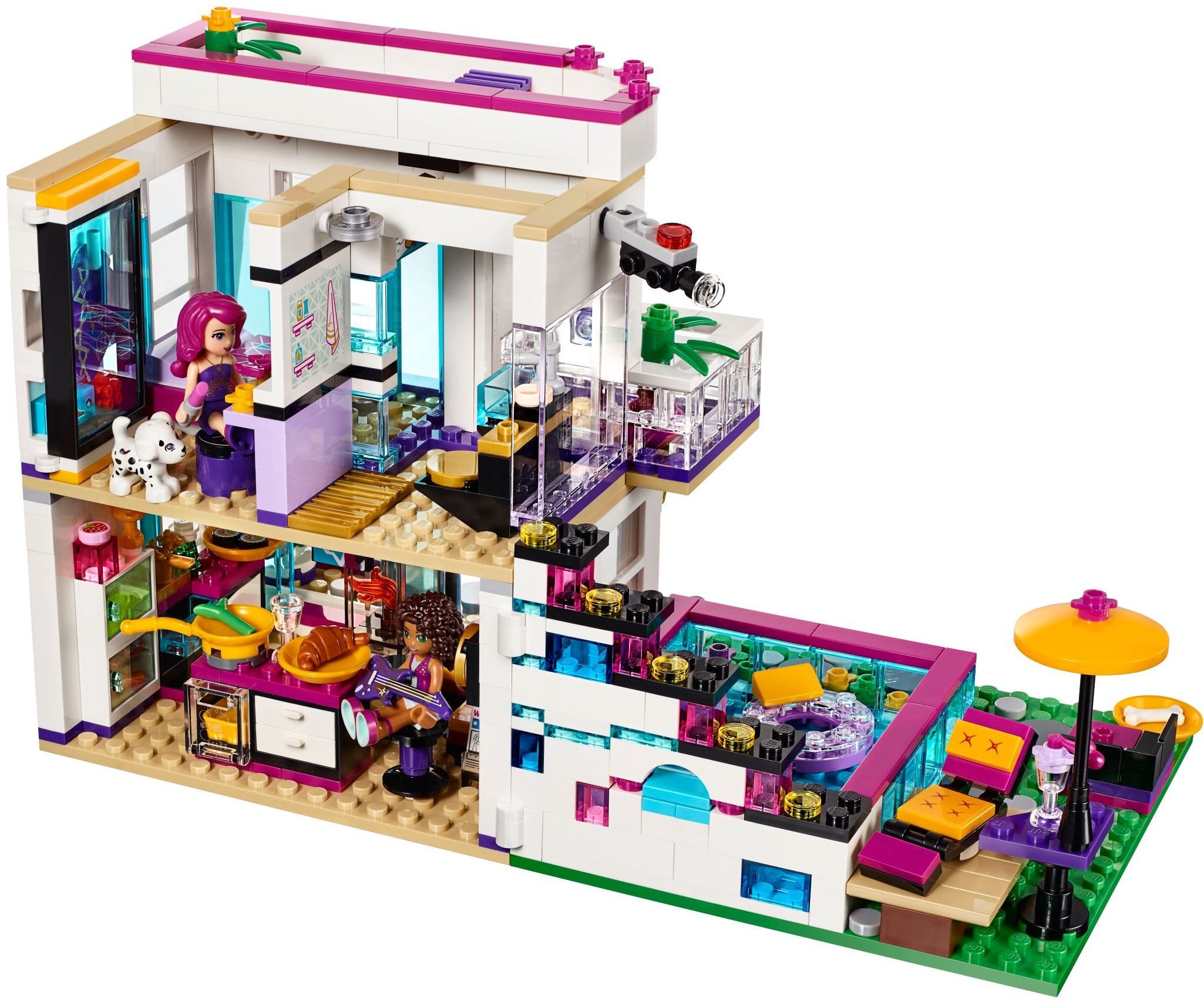 LEGO Friends 41135 Livi a její dům popové hvězdy
