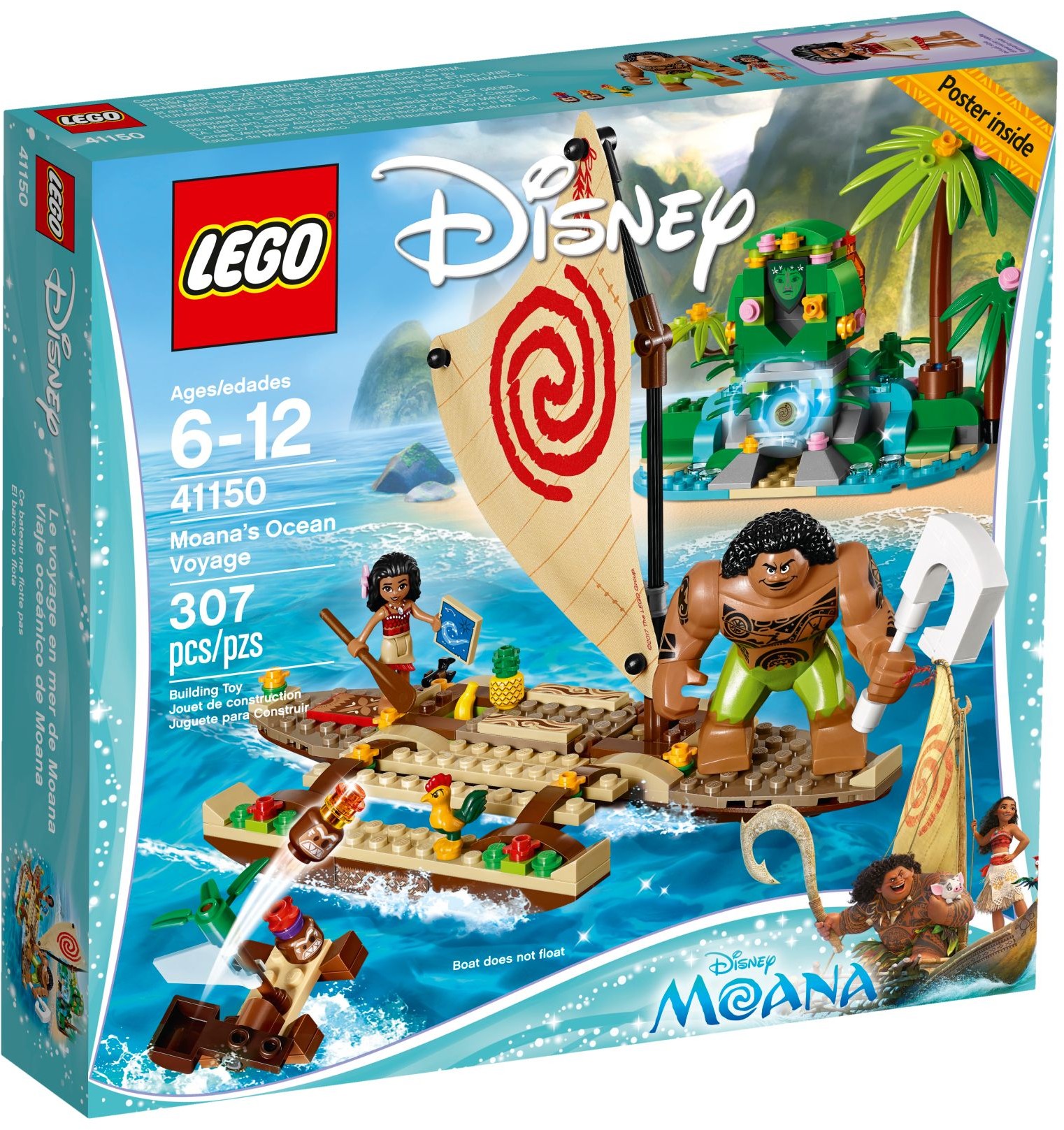 LEGO Disney Princezny 41150 Vaiana a její plavba po oceánu