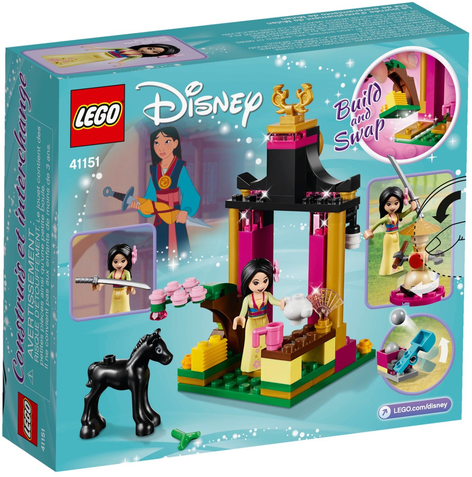 LEGO Disney Princezny 41151 Mulan a její tréninkový den