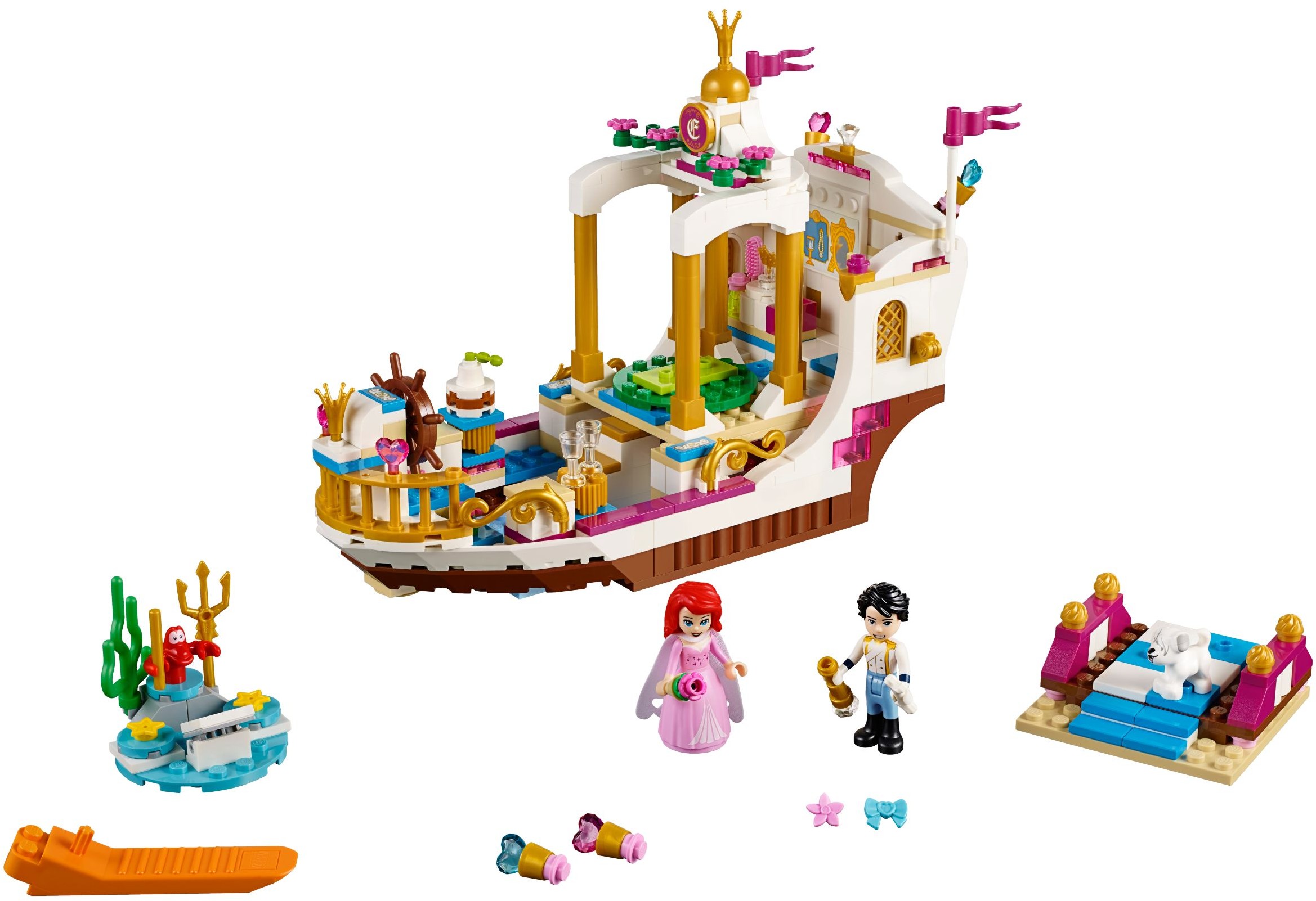 LEGO Disney Princezny 41153 Arielin královský člun na oslavy