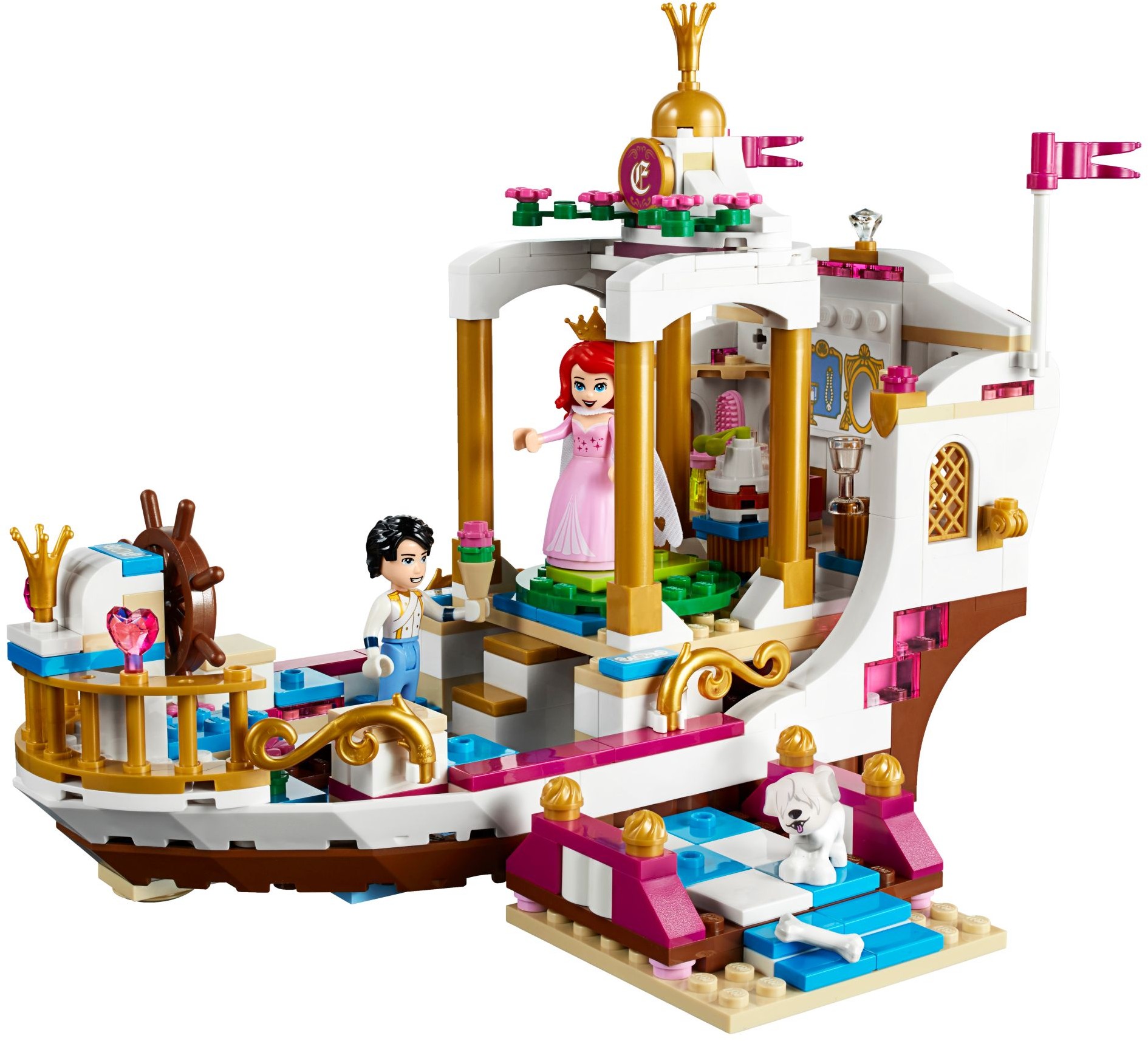 LEGO Disney Princezny 41153 Arielin královský člun na oslavy