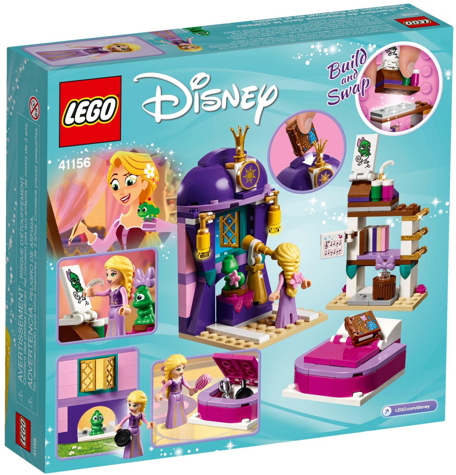 LEGO Disney Princezny 41156 Locika a její hradní ložnice