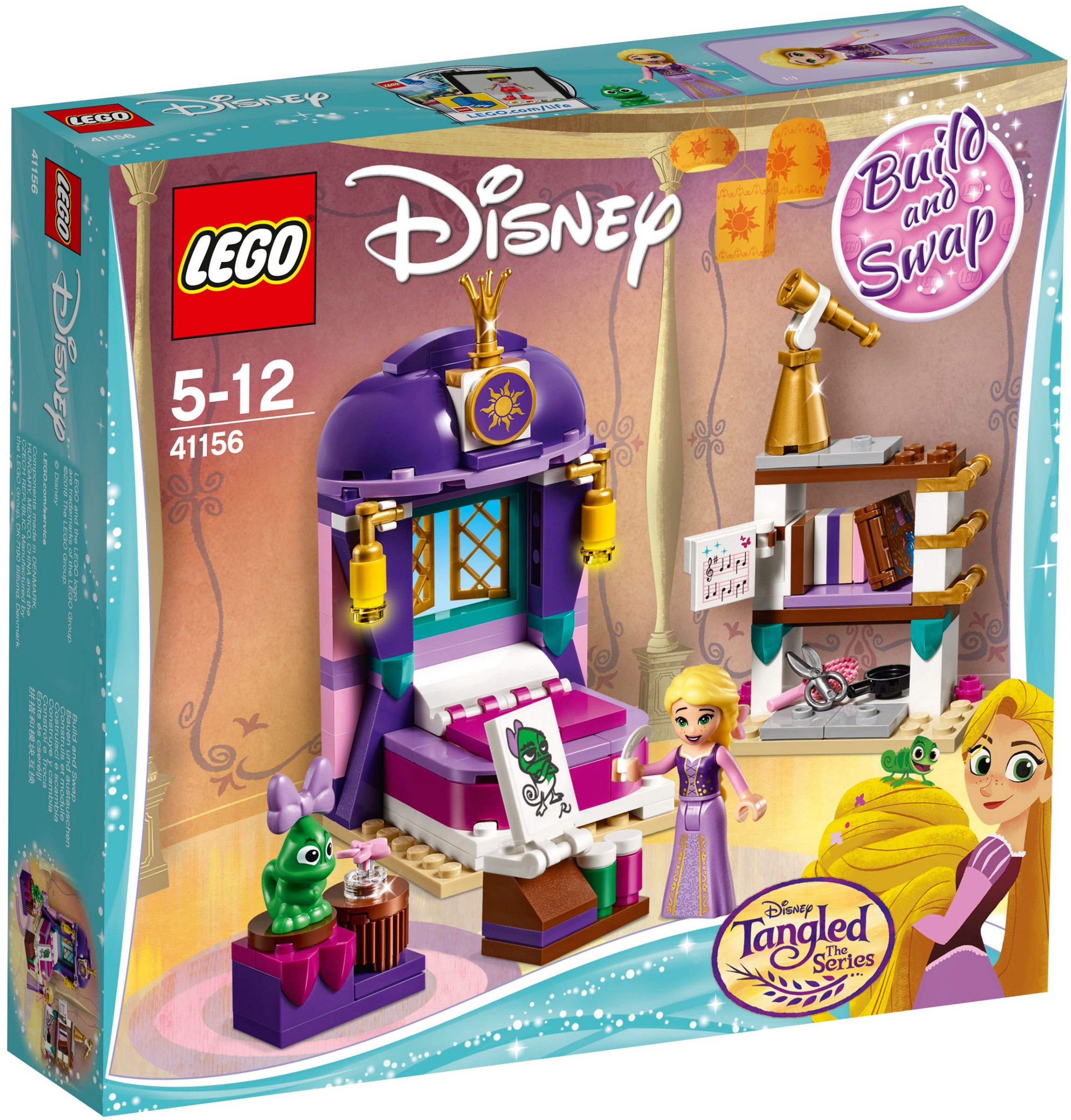 LEGO Disney Princezny 41156 Locika a její hradní ložnice