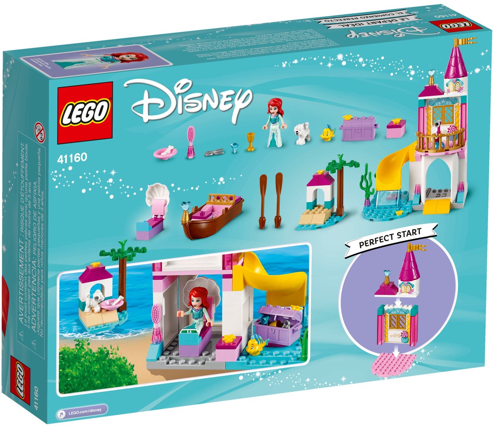 LEGO Disney Princezny 41160 Ariel a její hrad u moře
