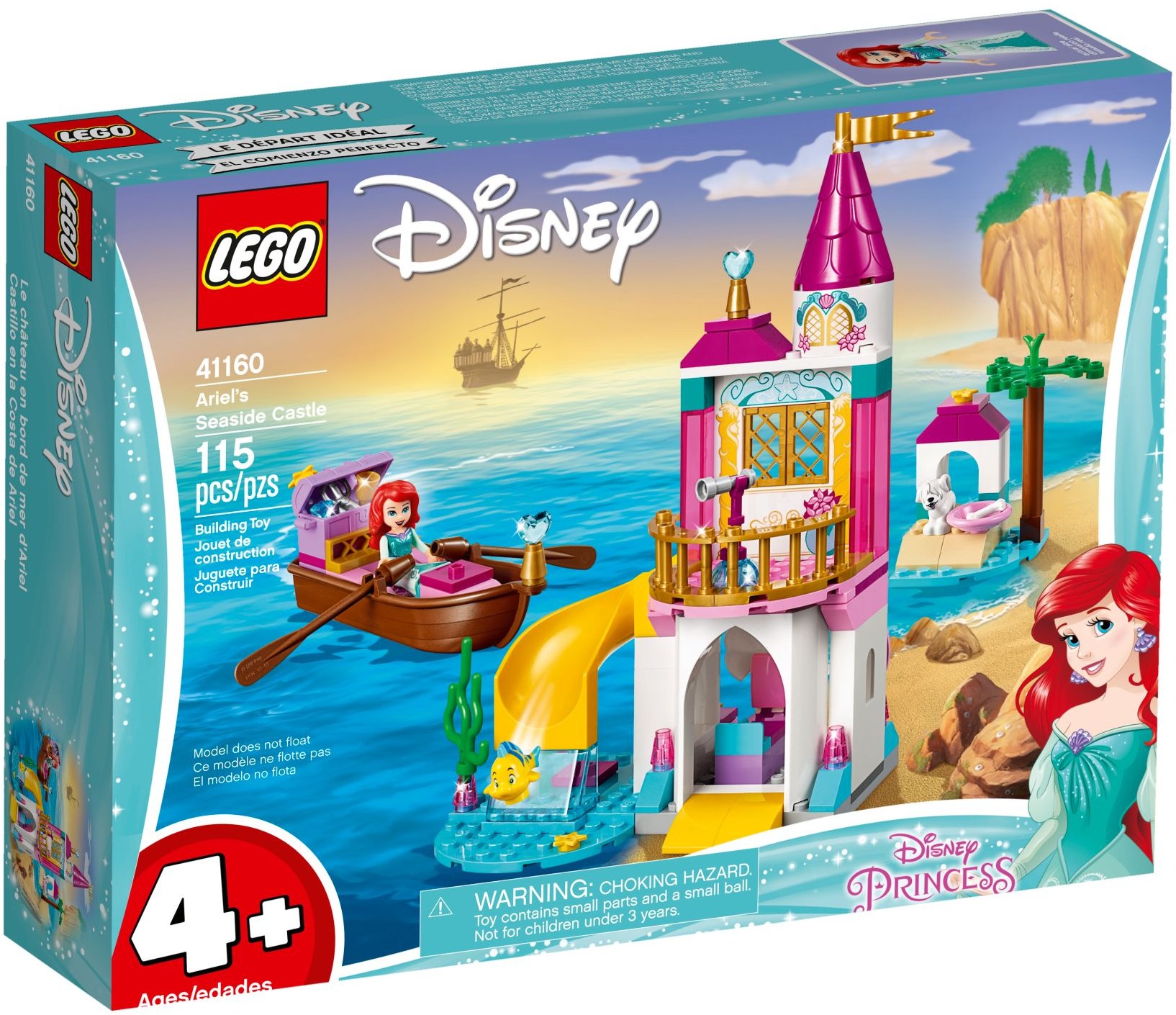 LEGO Disney Princezny 41160 Ariel a její hrad u moře
