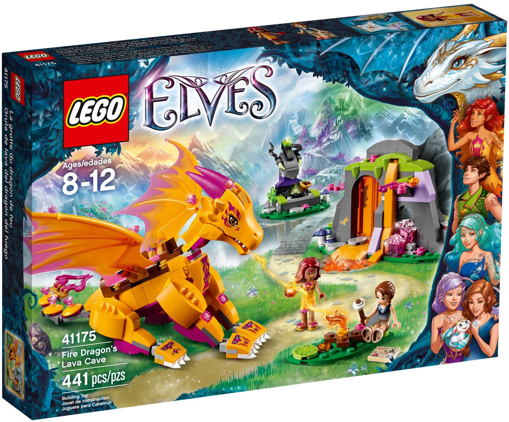 LEGO Elves 41175 Lávová jeskyně ohnivého draka