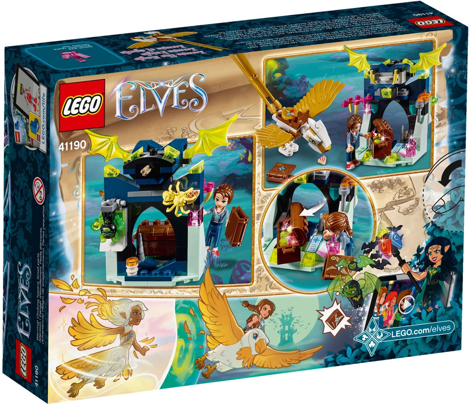 LEGO Elves 41190 Emily Jonesová a únik na orlovi