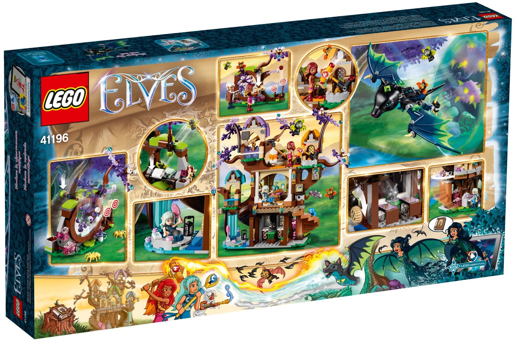 LEGO Elves 41196 Útok stromových netopýrů na elfí hvězdu