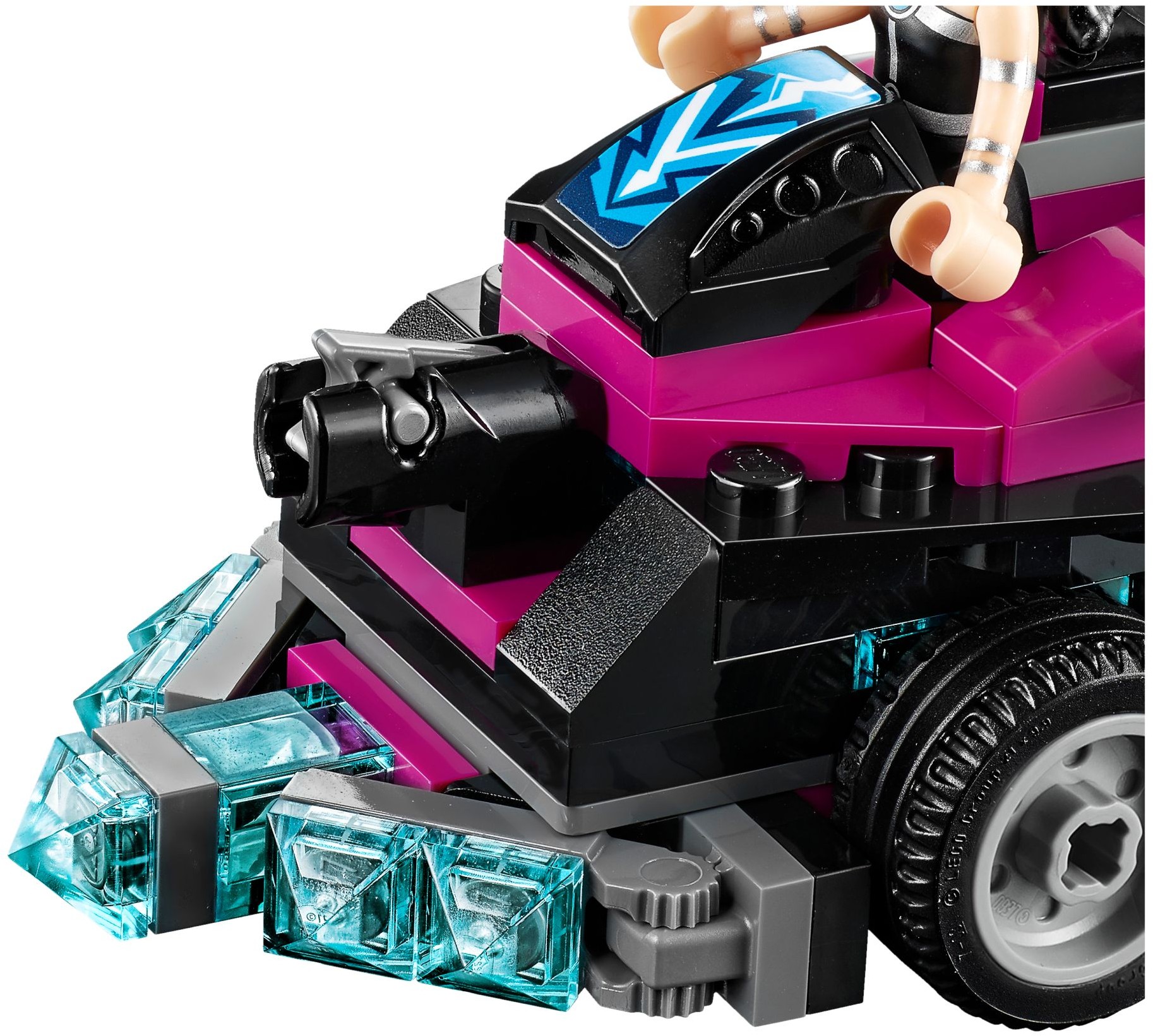 LEGO DC Super Hero Girls 41233 Lashina a vozidlo do akce