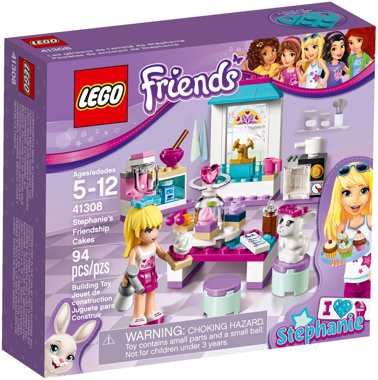 LEGO Friends 41308 Stephanie a její cukrárna