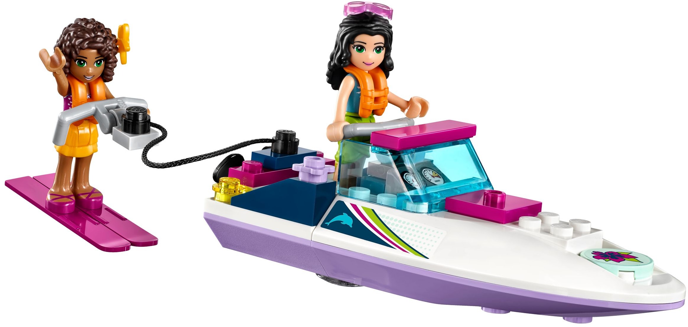 LEGO Friends 41316 Andrein vůz s přívěsem pro člun