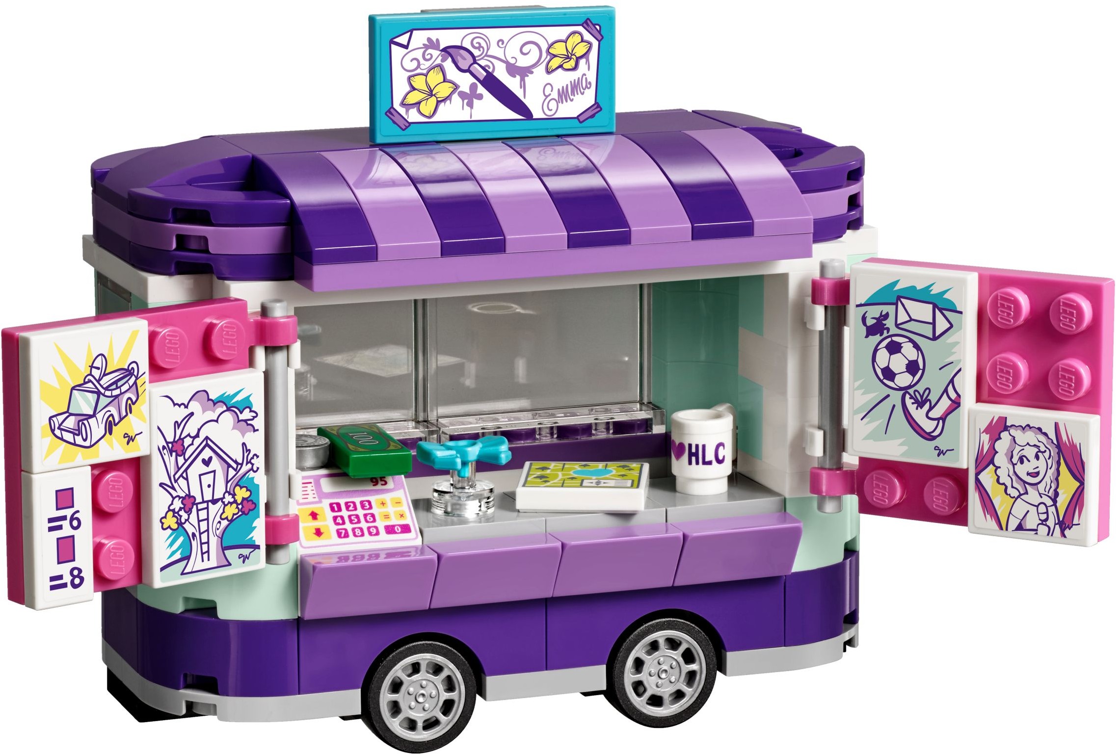 LEGO Friends 41332 Emma a její umělecký stánek