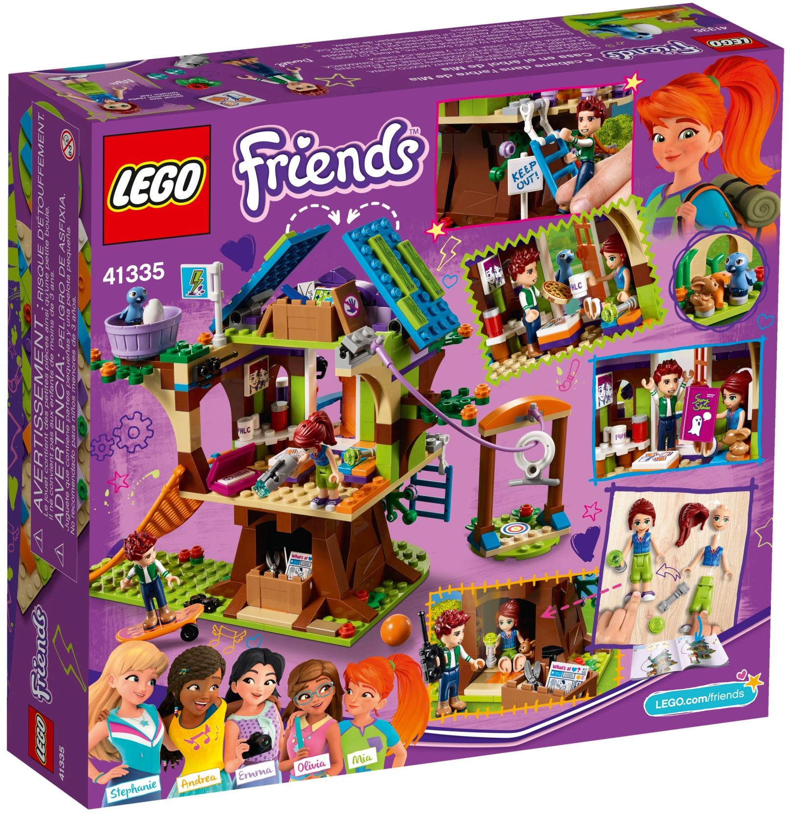 LEGO Friends 41335 Mia a její domek na stromě