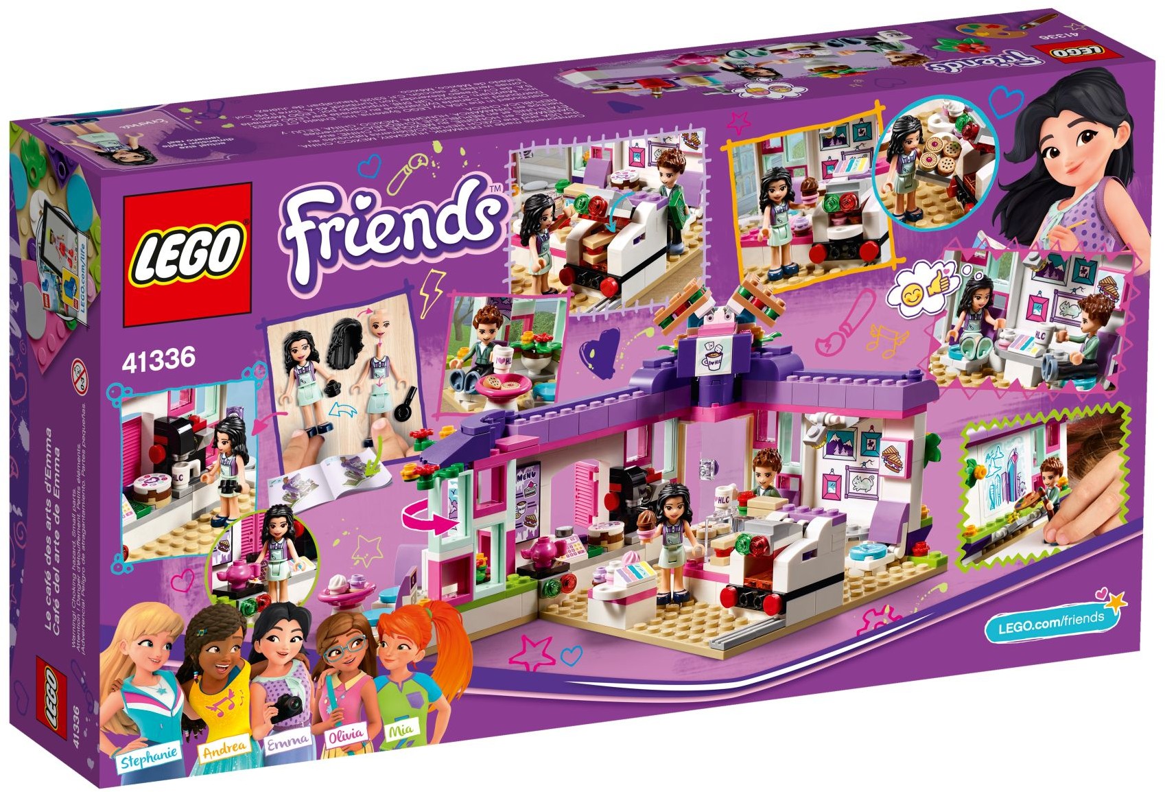 LEGO Friends 41336 Emma a umělecká kavárna