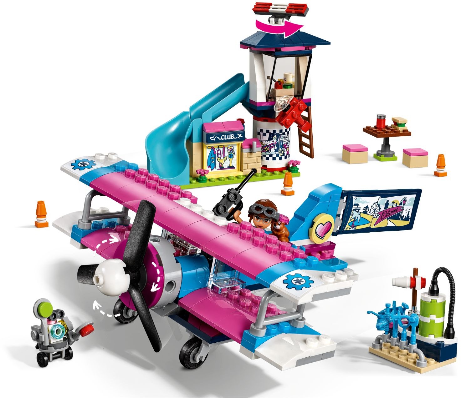 LEGO Friends 41343 Vyhlídkový let nad městečkem Heartlake