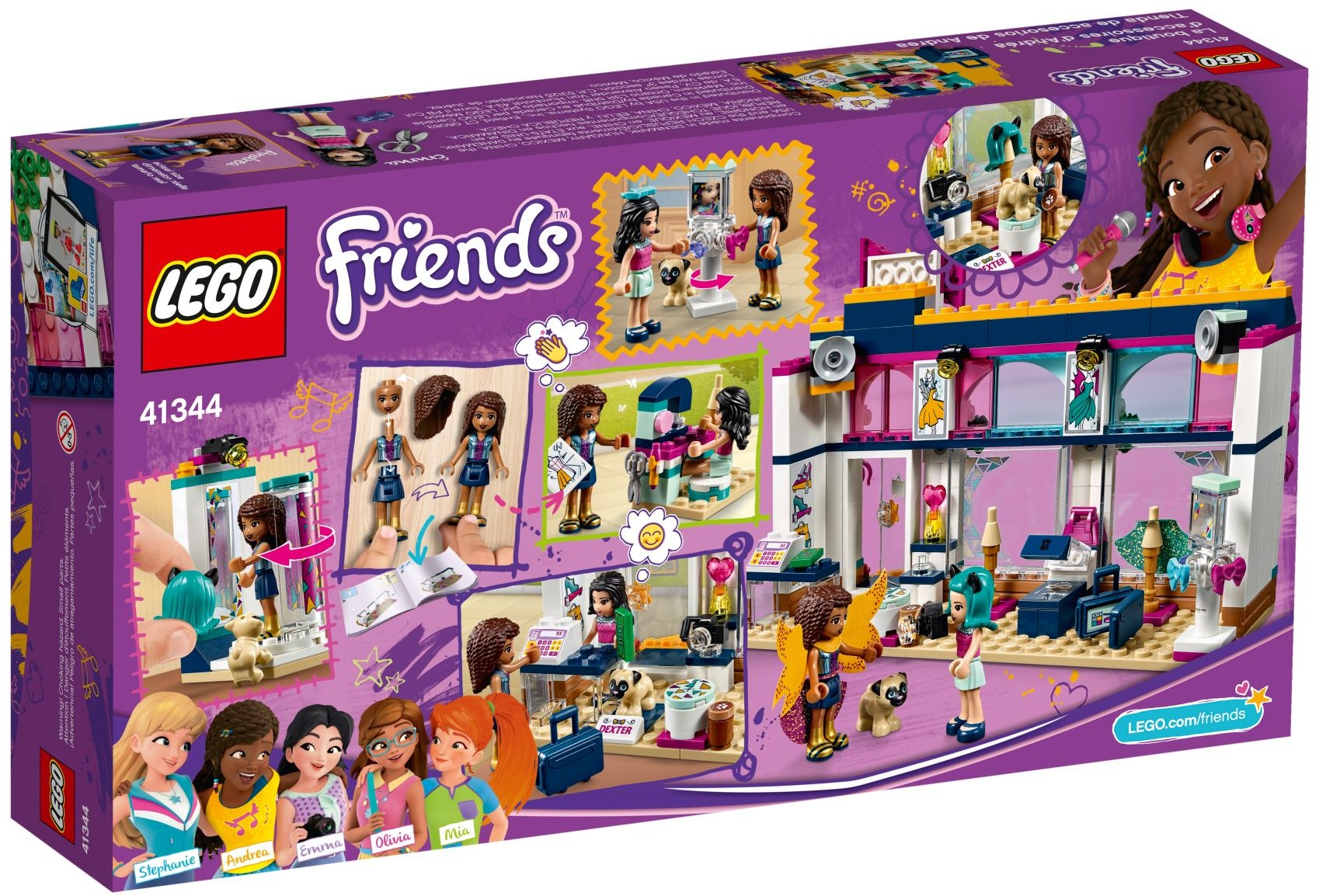 LEGO Friends 41344 Andrea a její obchod s módními doplňky