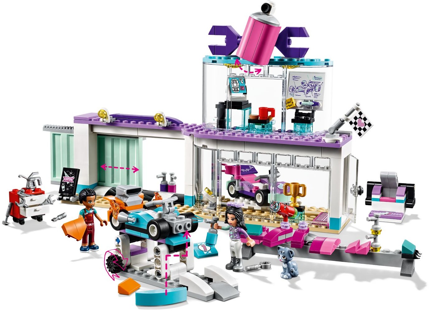 LEGO Friends 41351 Tuningová dílna