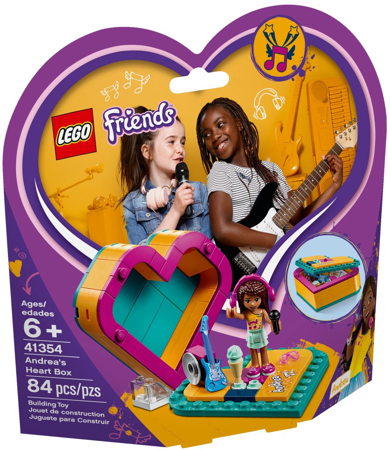 LEGO Friends 41354 Andreina srdcová krabička