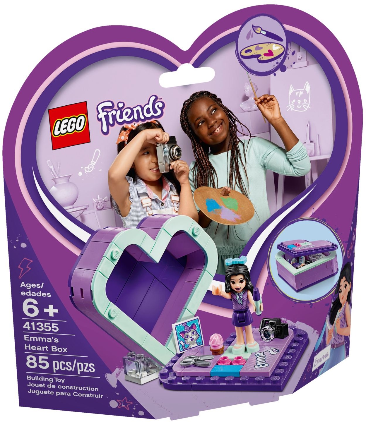 LEGO Friends 41355 Emmina srdcová krabička