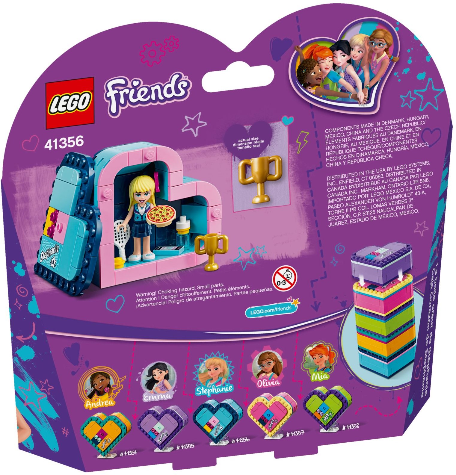 LEGO Friends 41356 Stephanina srdcová krabička