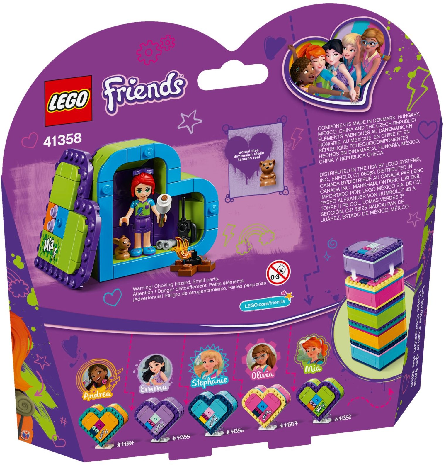 LEGO Friends 41358 Miina srdcová krabička