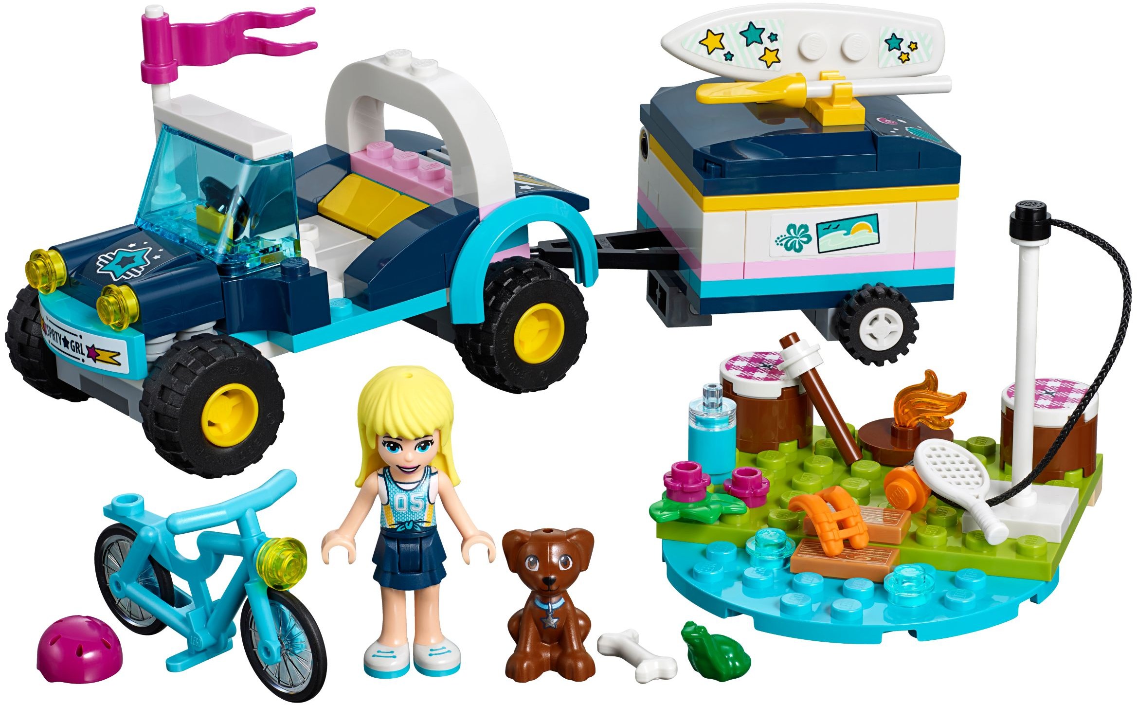 LEGO Friends 41364 Stephanie a bugina s přívěsem
