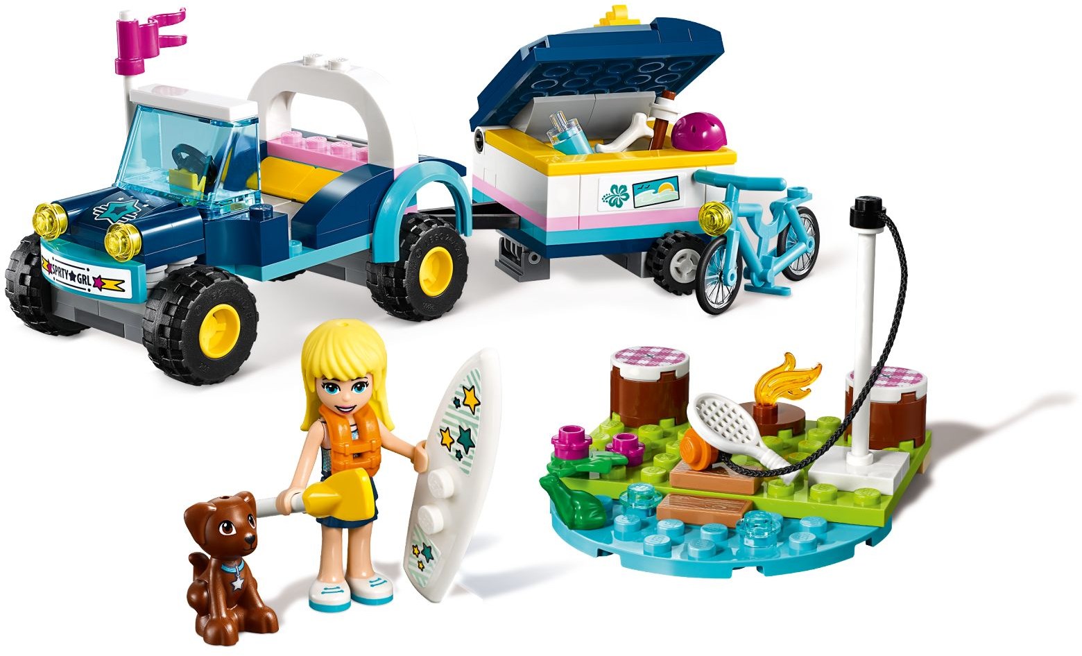 LEGO Friends 41364 Stephanie a bugina s přívěsem