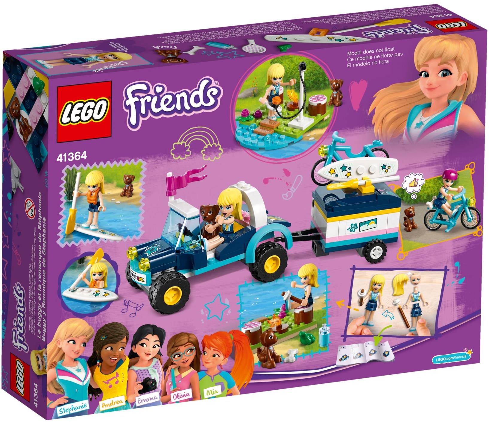 LEGO Friends 41364 Stephanie a bugina s přívěsem