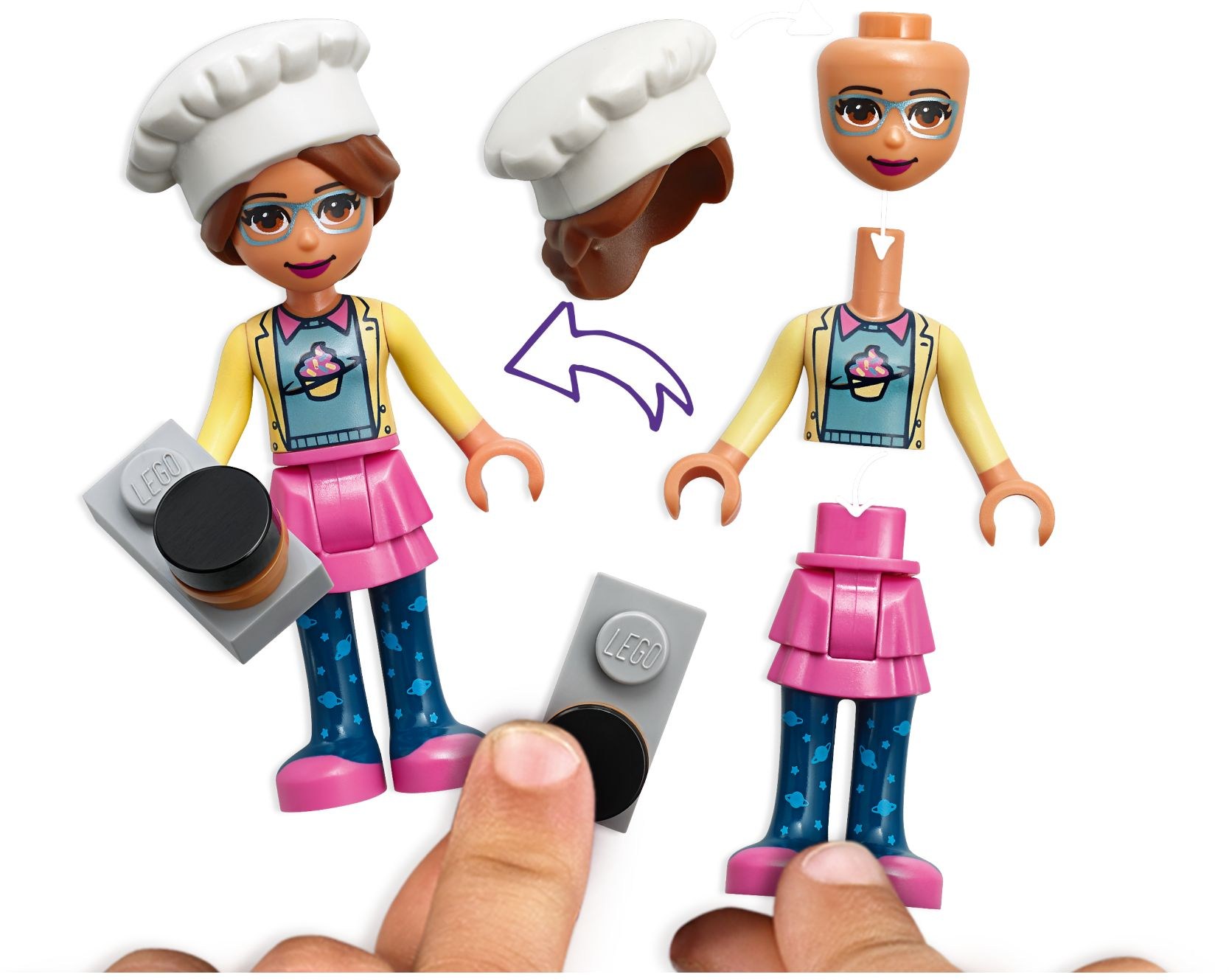 LEGO Friends 41366 Olivia a kavárna s dortíky