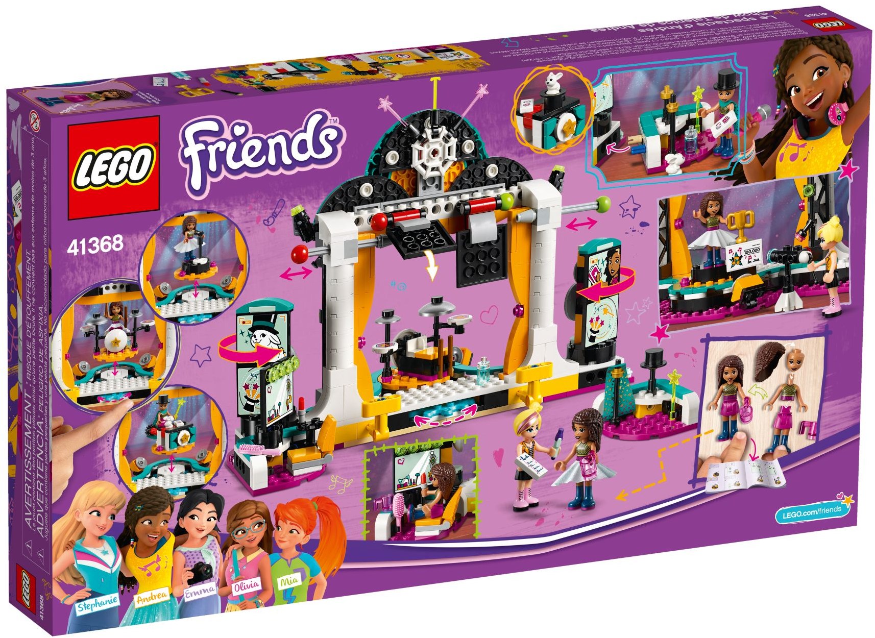 LEGO Friends 41368 Andrea a talentová show