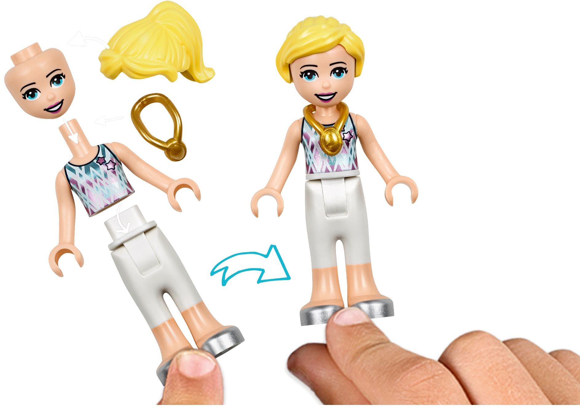 LEGO Friends 41372 Stephanie a gymnastické představení