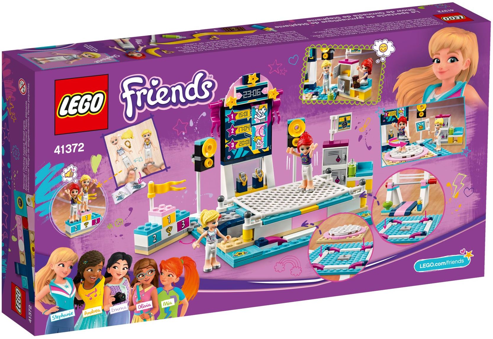 LEGO Friends 41372 Stephanie a gymnastické představení