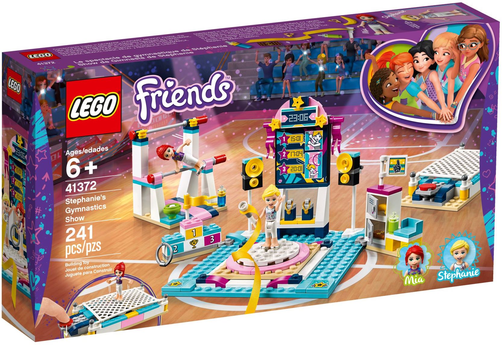 LEGO Friends 41372 Stephanie a gymnastické představení