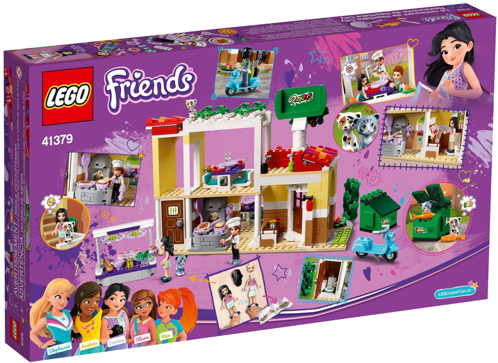 LEGO Friends 41379 Restaurace v městečku Heartlake